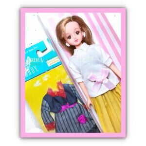 Vtg Takara Japan JENNY Club Life Style Coordination 11" Barbie Licca Doll